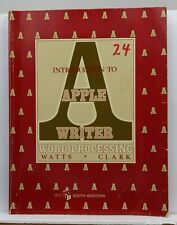 Introduction to APPLE WRITER Word Processing ~ Vintage Computer Textbook picture