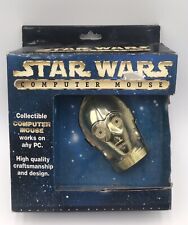 Star Wars C3PO Vintage Computer Mouse New Wired Plug And Play NIB picture