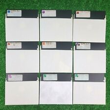 Lot Of 9 Commodore 64 Used 5.25â€� Floppy Disks Games Untested Sold as Blanks picture