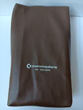 Commodore 64 1541 Disc Drive Dust Cover Brown W/Logo - Disc Drive Not Included  picture