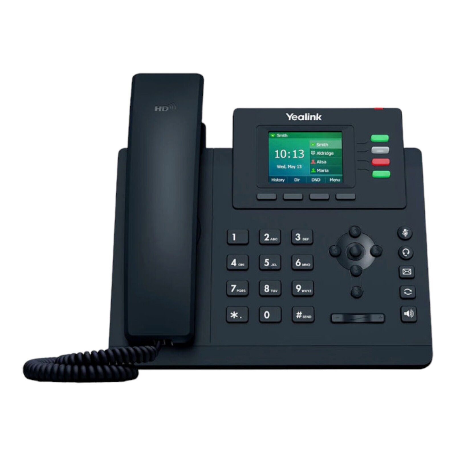 Yealink SIP-T33G 4-Line VoIP PoE Business Desktop Phone w/Dual Gigabit Ethernet