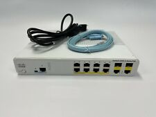 Cisco WS-C2960C-8PC-L 2960-C 8 Port PoE Fast Ethernet Switch picture