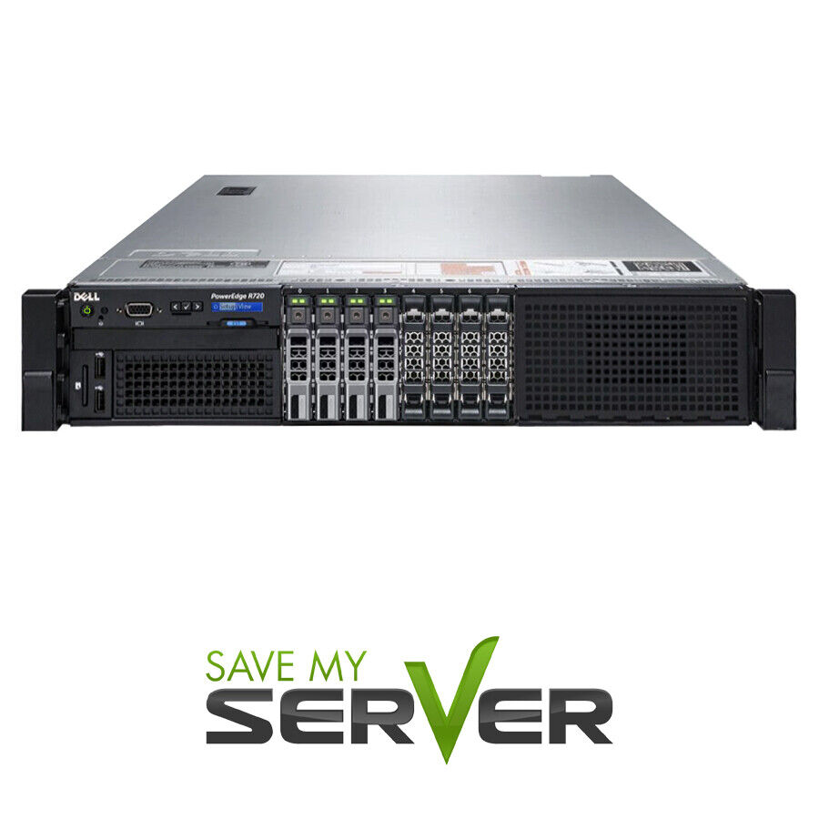 Dell PowerEdge R720 Server | 2x E5-2695 v2 2.4Ghz =24 Cores | 64GB | 4x 1TB SAS