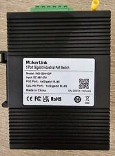 MokerLink 5 Port PoE Gigabit Industrial DIN-Rail Ethernet Switch, 60W PoE+ picture