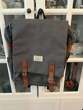 Modoker Vintage Look Laptop Backpack Luggage Bag Tote Gray picture