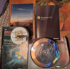 Microsoft Windows Vista Ultimate Upgrade 32 & 64 Bit Computer Software Vintage picture
