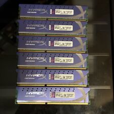 24GB Kit KINGSTON HYPERX DDR3 1600MHz (4GB x6) PC3-12800 Desktop Game Memory 240 picture