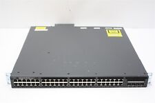 Cisco Catalyst 3650 Managed GBE 4x1 1G Uplink WS-C3650-48FS-S PoE+ SFP picture