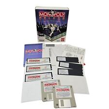 Vintage Monopoly Deluxe Computer PC Game Windows 1992 Virgin Games Software picture
