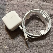 Apple A1401 12W USB Power Adapter Charger W/ Cable iPhone iPad New OEM picture