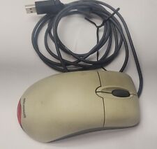 Vintage Off White Microsoft Wheel Mouse Optical USB Mouse 1.1/1.1a -3902C693 picture