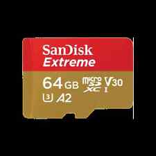 SanDisk 64GB Extreme microSDXC UHS-I Card (Up to 160 MBPs) - SDSQXA2-064G-AN6MA picture