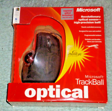 Vintage Microsoft Trackball Optical Mouse Rare OPEN BOX  D67-00001 PC Mac USB picture