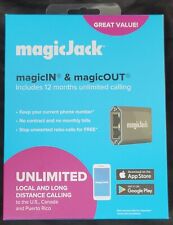 MagicJack - HOME VoIP Telephone Adapter 12 Months of Service - Black New Sealed picture