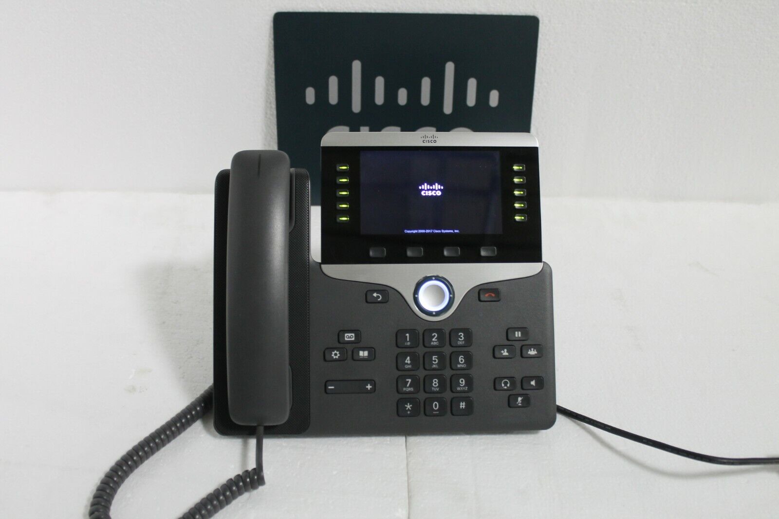 Cisco 8800 Ser. CP-8851-K9 Unified IP Endpoint VoIP Video Phone w/Stand