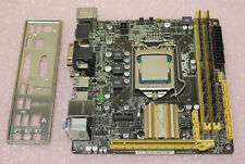 ASUS H87I-Plus Motherboard Intel i5-4590 8GB ram I/O shield LGA 1150 Mini ITX picture