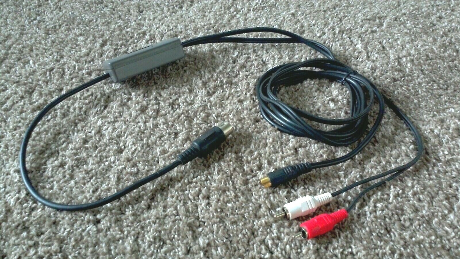  Atari 800/65XE/130XE Color S-Video & 2 Channel Audio Cable  Tested