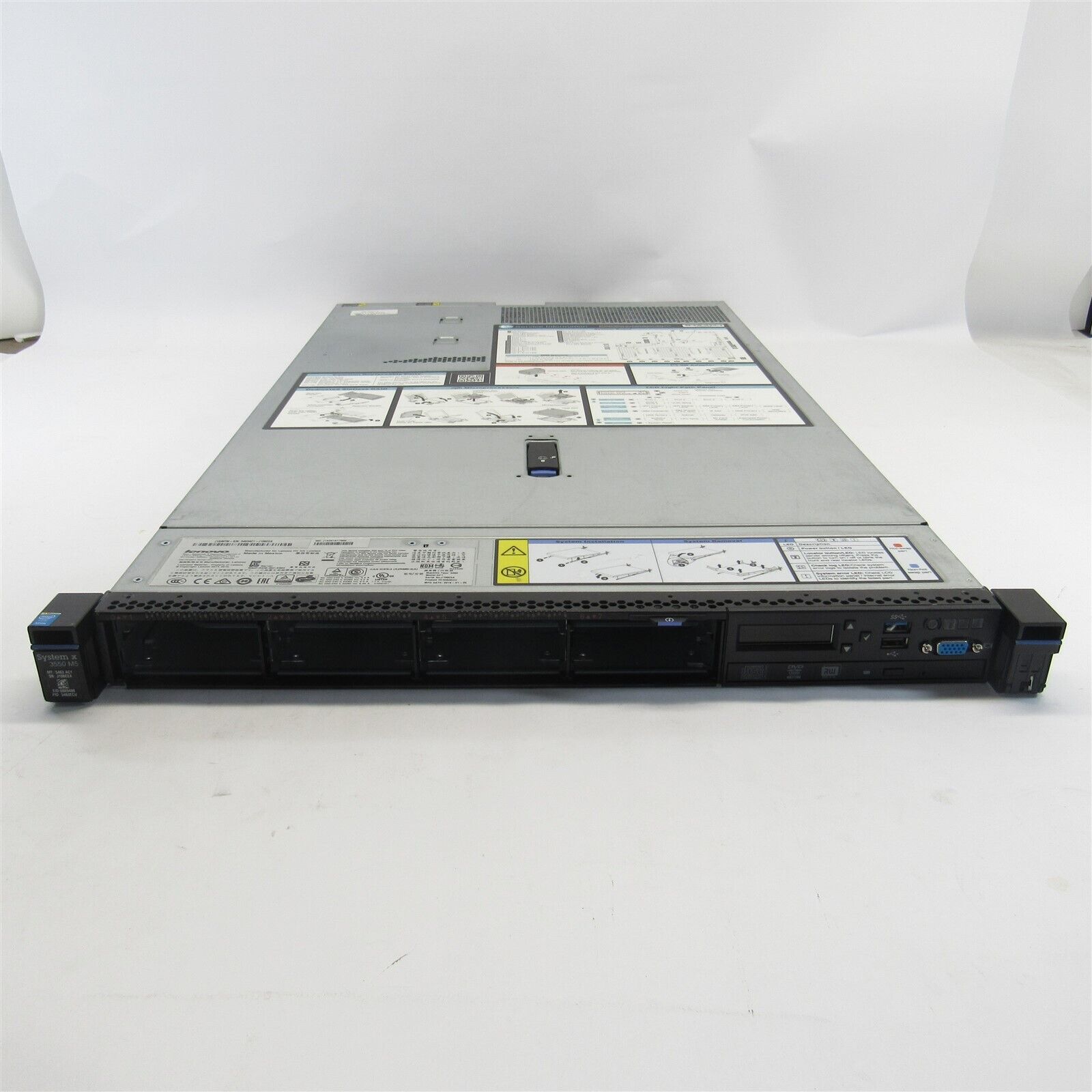IBM X3550 M5 SFF 8 Bay 2x Xeon E5-2640 v3 32GB RAM ServeRAID M5210 2x 550W