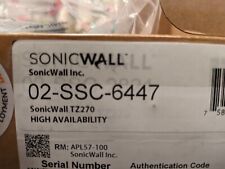 SonicWall TZ270 High Availability Firewall 02-SSC-6447 (Black) picture