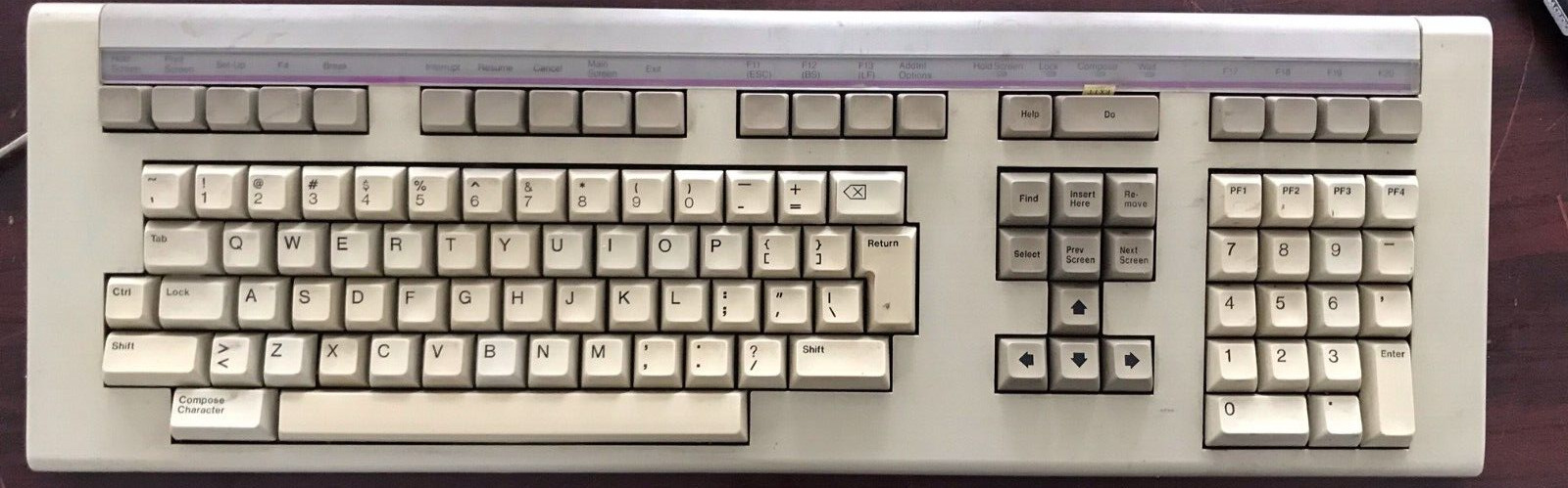 Vintage DEC computer keyboard LK201AA 