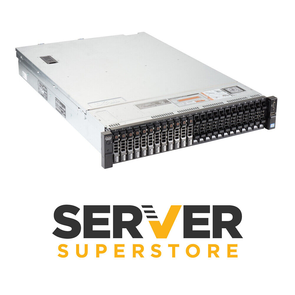 Dell PowerEdge R720XD Server 2x 2690 V2 3.0GHz =20 Cores 128GB H710 2x 600GB SAS