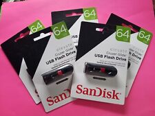 NEW - Lot of 5 SanDisk Cruzer Glide 64GB USB Flash Thumb Drive - N picture