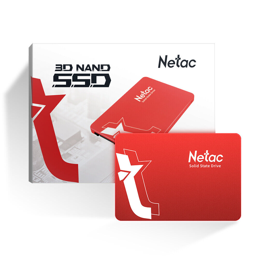 Netac 1TB 2TB 512GB 256GB SSD 2.5'' SATA3.0 6GB/s Internal Solid State Drive lot