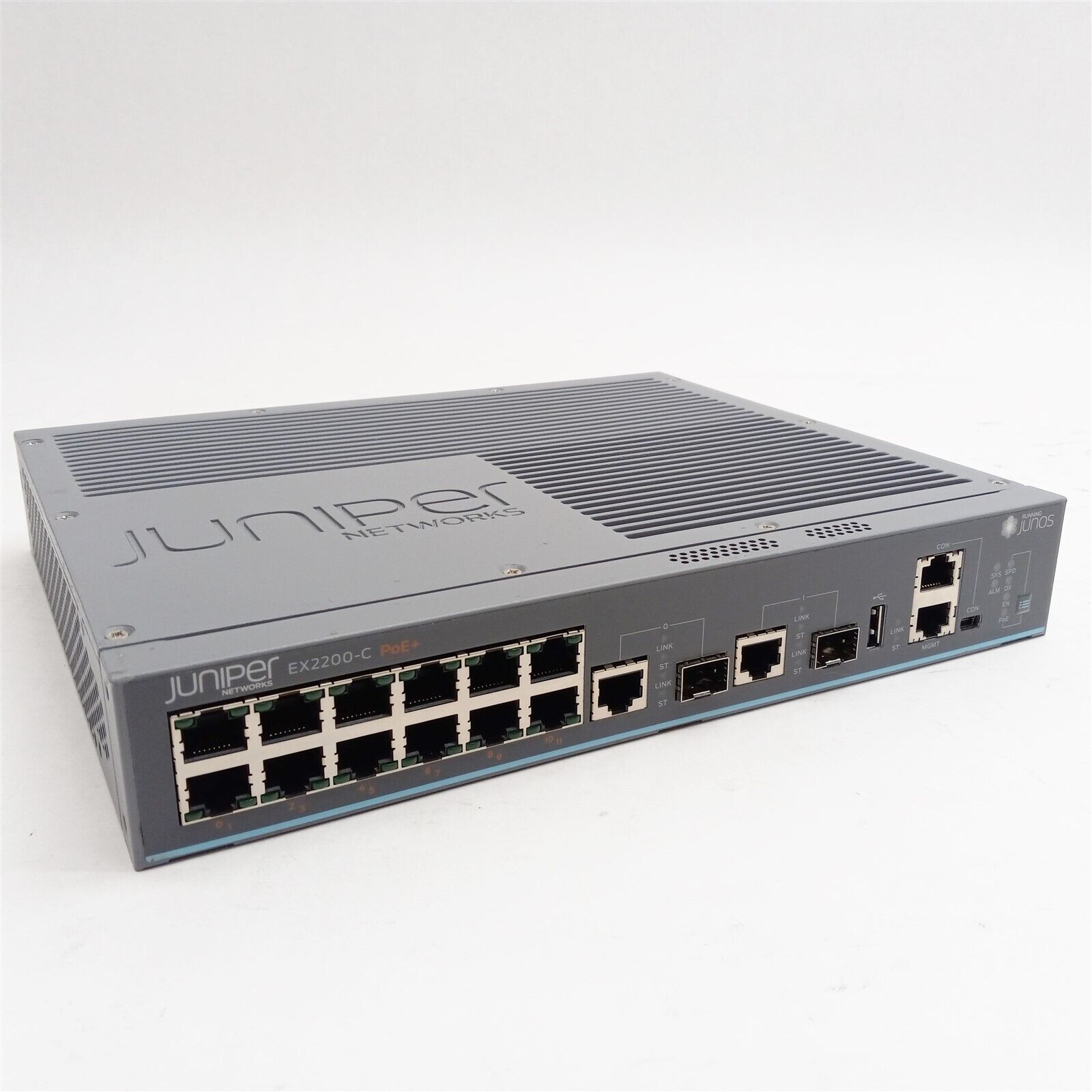 Juniper EX2200-C EX2200-C-12P-2G 12-Port Gigabit Ethernet PoE Network Switch