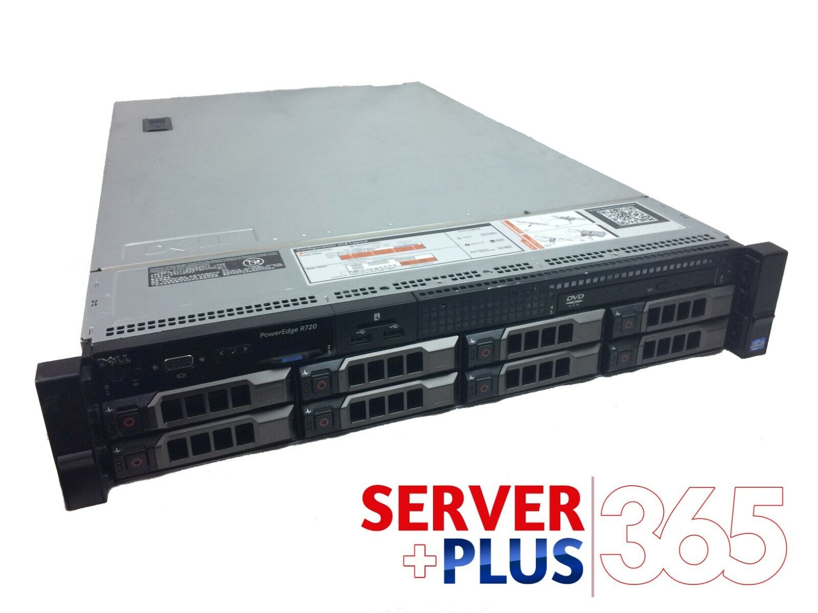 Configure2Order Dell PowerEdge R720 LFF 3.5 Server, 2x Xeon V2, Trays H710 Rails