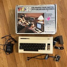 Vintage Commodore VIC-20 with Cords in Original Box Tested Computer picture