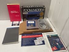 Vintage Zoom/Modem 2400 Baud External Modem Mac Software Included New Open picture