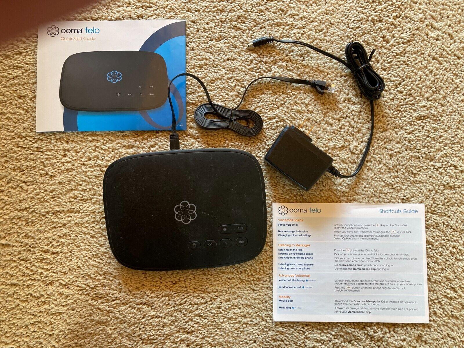 Ooma Telo VOIP Home Internet Phone System 