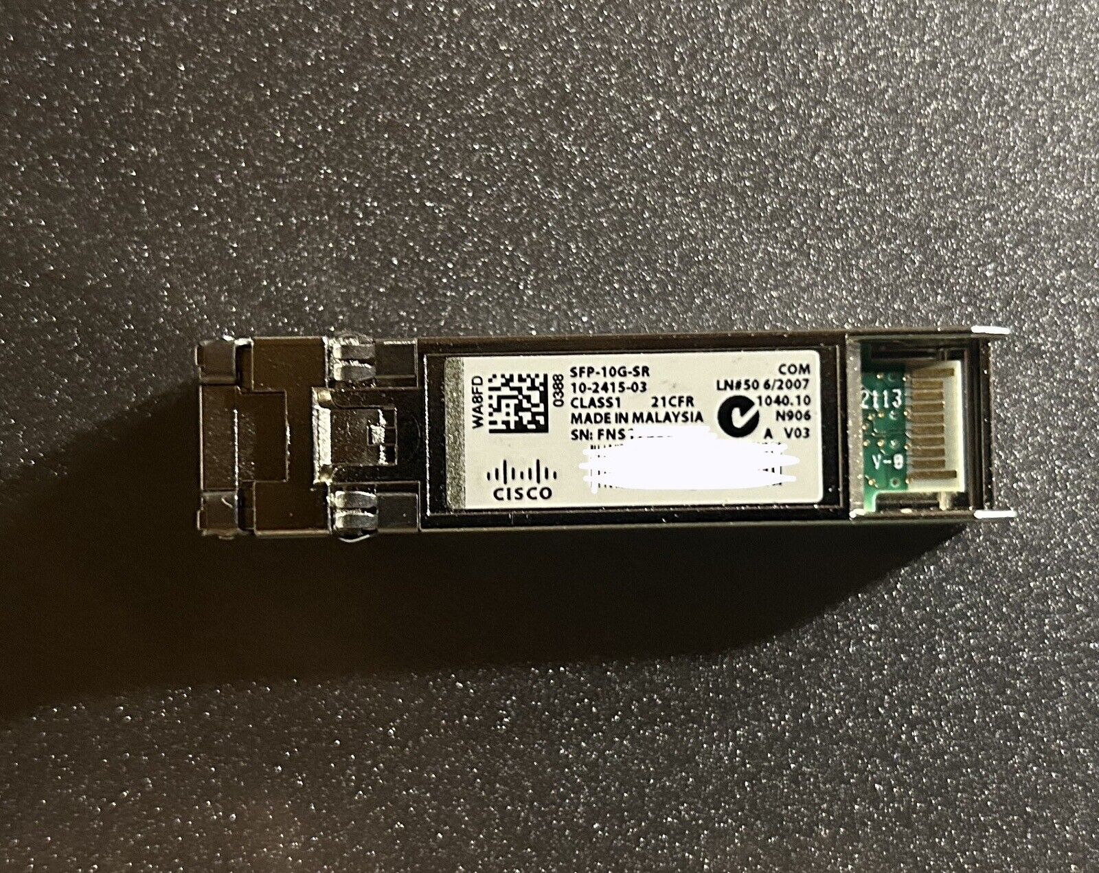 Genuine Cisco ‎SFP-10G-SR Transceiver Module (10-2415-03)