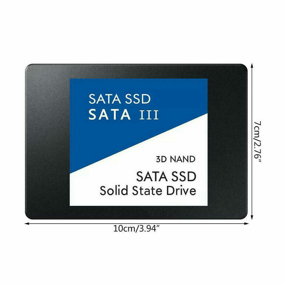 7mm 2.5in SSD SATA III PC Internal Solid State Drive High Speed Hard Drives