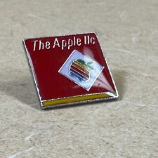 RARE PIN:  Apple IIc red/yellow pin - authentic vintage from Apple Computer picture