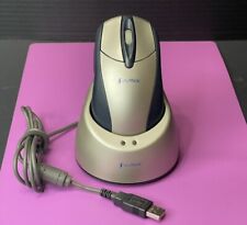 Vintage iVo Magic Wireless Optical Mouse w/ cradle  receiver  USB TESTED picture
