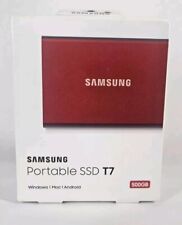 FAST 📦💨 Samsung 500GB T7 Portable SSD (Red) (MU-PC500R) picture