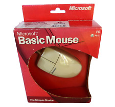 Vintage Microsoft Basic Mouse 1.0 WIN PS2 WIN 98 2000 NT PC NIB picture