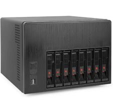 AUDHEID K7 8 Bay NAS Case, Computer Enclosures Compatible Micro-ATX Mini-ITX... picture