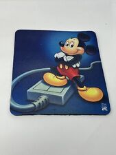 Vintage Mickey Mouse Disney Software Mousepad Computer Pad Rubber 1995 picture