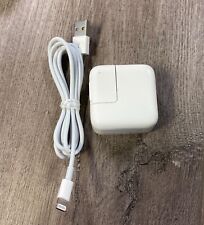 Genuine OEM Apple 10w USB Wall Charger Adapter iPhone iPad with Lightning cable picture
