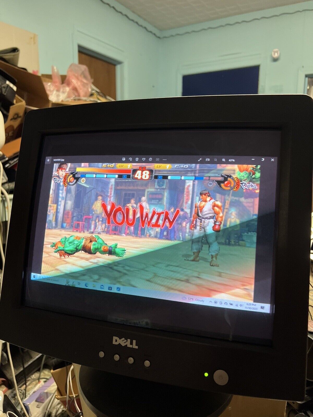 Vintage DELL E773s CRT Monitor for Retro Gaming 17” Flat Panel Windows XP 98