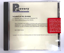 VINTAGE NEW SEALED EPSON WINDOWS 95 RECOVERY CD - NO KEY INCLUDED RM00-MSBX21 picture