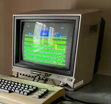 Commodore 1702 CRT Computer Monitor - tested, works - built-in sound picture