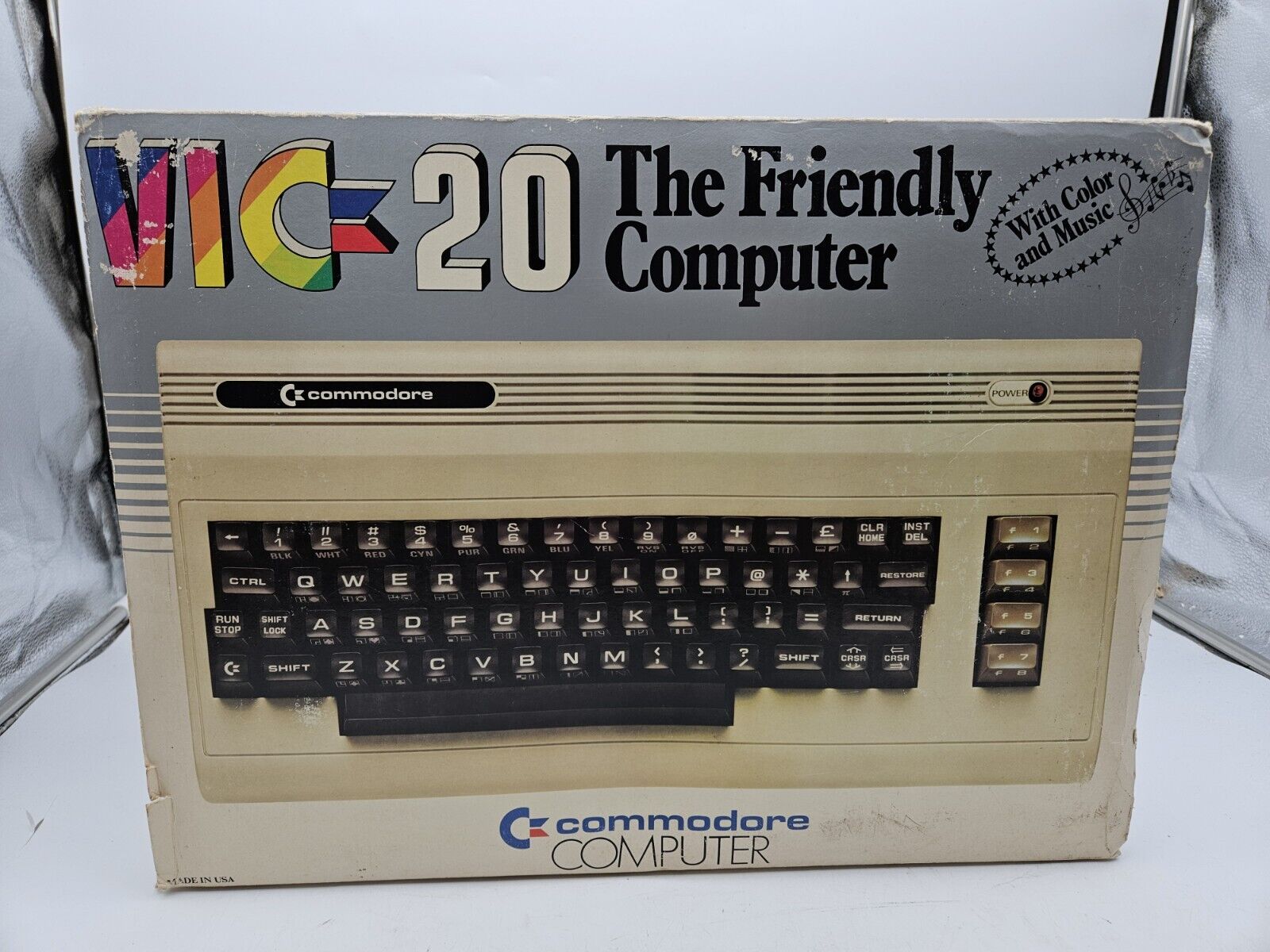 Vintage Commodore VIC 20 In Box Untested As Is