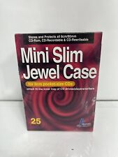 KHypermedia Slim Jewel Cases for 8-cm Mini CDs (25-Pack) Vintage New picture