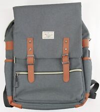 Modoker Vintage look Laptop Backpack Fashion Bag w USB Charging Gray picture