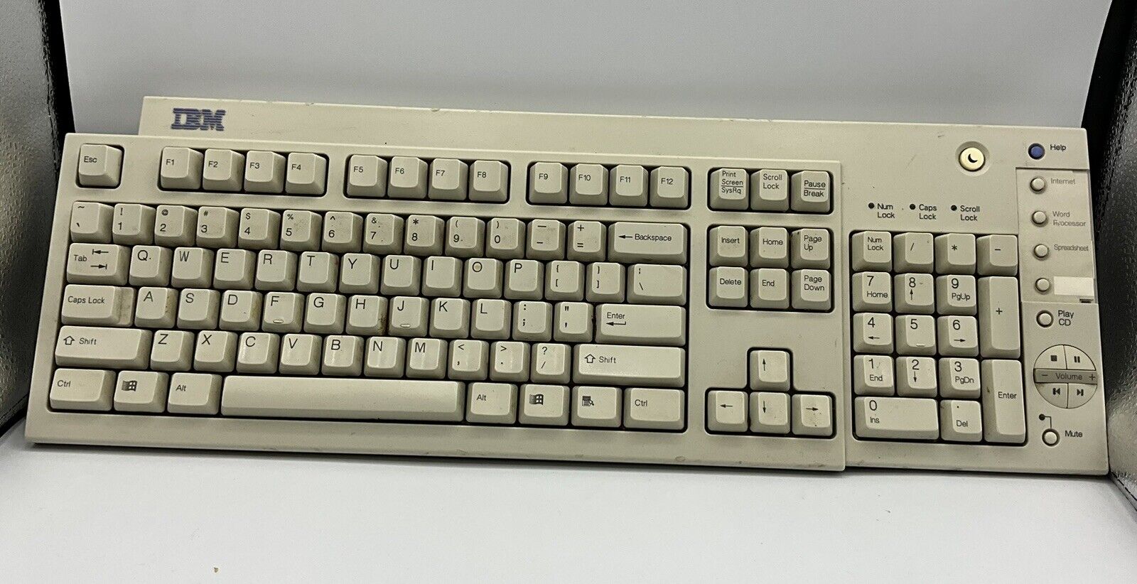 Vintage IBM KB-7993 Wired PS/2 Keyboard Untested