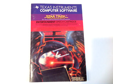 Vintage 1983 TI Texas Instruments Star Trek game manual MANUAL ONLY NO CARTRIDGE picture