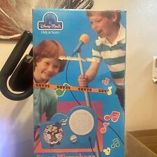 VINTAGE DISNEY MAGIC STAGE MICROPHONE SEARS 1988 NEW OPEN BOX READ ALL picture